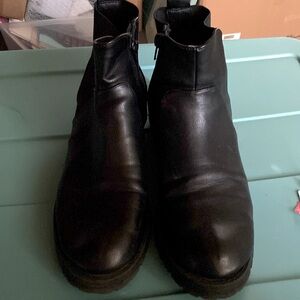 Target leather boots.  Black size 11